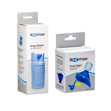 Free 2-pack of Eye Drop Guides: Drop Right x 1, Drops Direct x 1 ($29.98 Value)